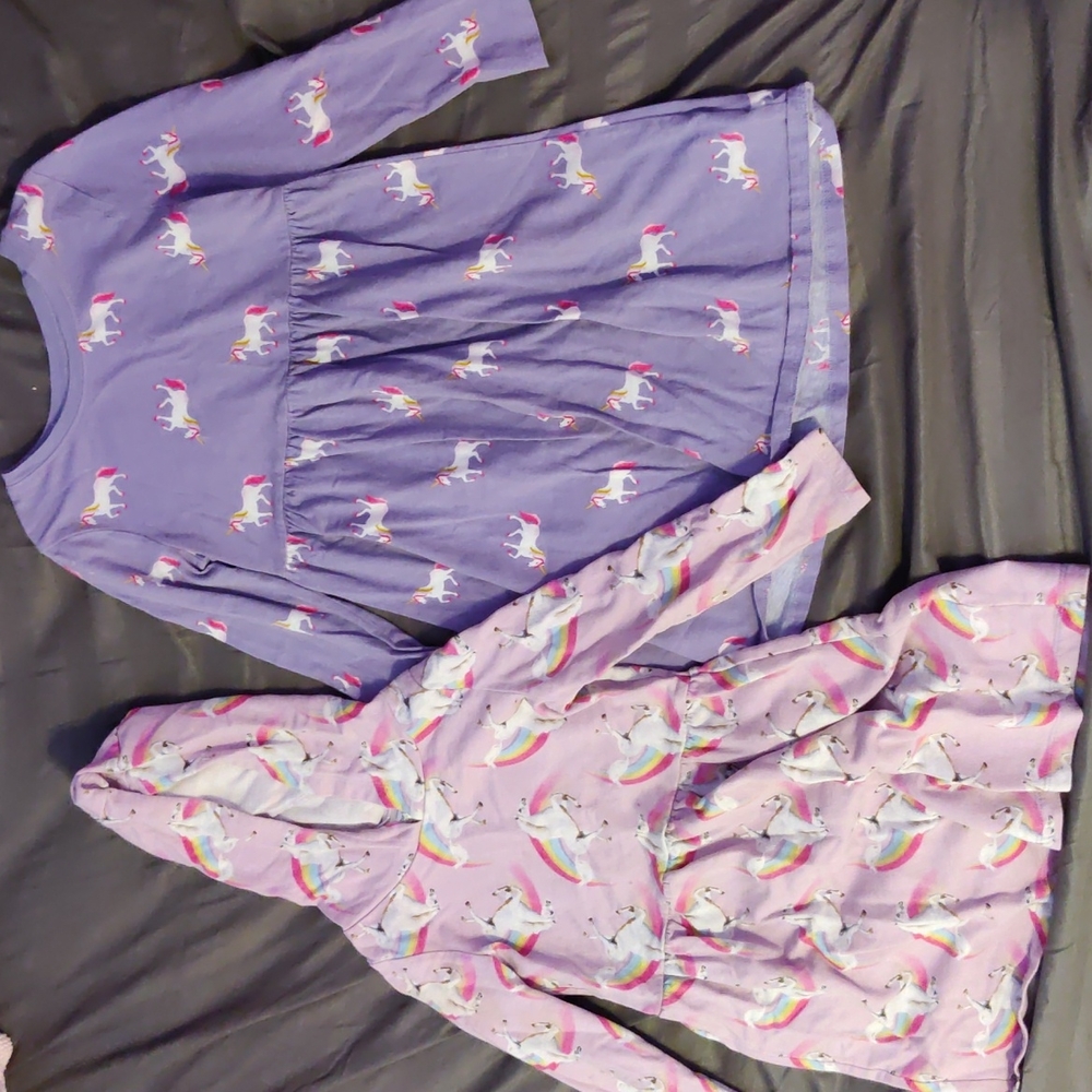 Old navy girls unicorn dresses